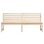 vidaXL Banc de jardin 201 5 cm bois massif de pin