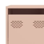 vidaXL Buffet rose 135x39x73 5 cm acier laminé à froid