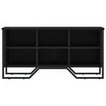 vidaXL Armoire à chaussures noir 90x38x45 5 cm bois d'ingénierie