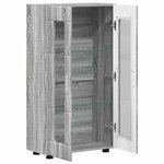 vidaXL Buffet FLORIN Gris Sonoma 55 5 x 29 x 103 cm Bois d'ingénierie