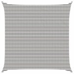 vidaXL Voile d'ombre Gris clair et blanc 6 x 6 m HDPE