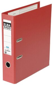 Classeur à levier Rado Plast Dos de 80 mm A4 Rouge ELBA