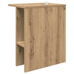 vidaXL Table basse 2 pc Chêne artisanal 40 x 30 x 49 cm