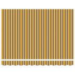 vidaXL Auvent Rétractable Automatique avec Rayures Multicolores LED 350x250 cm