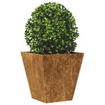 vidaXL Jardinières 2 Pièces 30x30x30 cm acier résistant aux intempéries