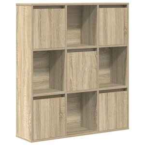 vidaXL Bibliothèque chêne sonoma 89x24x101 5 cm bois d'ingénierie