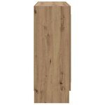 vidaXL Bibliothèque chêne artisanal 82 5x30 5x80 cm bois d'ingénierie