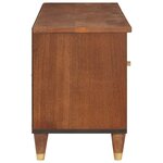 vidaXL Meuble TV Marron 100 x 33 5 x 46 cm Bois de mangue massif