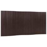 vidaXL Cloison de séparation marron foncé 165x400 cm bambou
