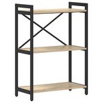 vidaXL Bibliothèque Chêne sonoma 60 x 30 x 83 cm Bois d'ingénierie