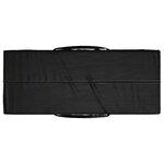 vidaXL Sac de rangement pour coussins de jardin noir 135x40x55 cm PE
