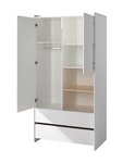 KIDDY Lit bébé + Commode 3 tiroirs + Plan à langer + Armoire