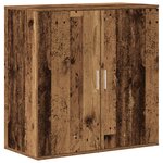 Buffet vidaXL en Bois Vieilli 79x38x80 cm en Bois Ingénierie