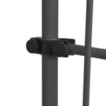 vidaXL Auvent manuel rétractable avec LED 350 cm Bleu et blanc