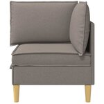 vidaXL Sofa avec rangement Tissu