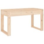 vidaXL Banc de jardin 80x38x45 cm bois massif de pin