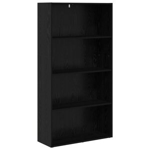 vidaXL Bibliothèque autoportante Chêne noir 80 x 30 x 152 cm