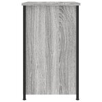 vidaXL Table de chevet sonoma gris 40x36x60 cm bois d'ingénierie