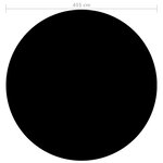 vidaXL Couverture de piscine Noir 455 cm PE