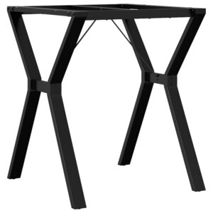 vidaXL Pieds de table à manger cadre en Y 60x60x73 cm acier