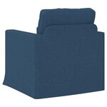 vidaXL Canapé Bleu 78 x 78 x 80 cm tissu