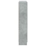 vidaXL Bibliothèque Gris béton 82 5x30 5x150 cm Bois d’ingénierie