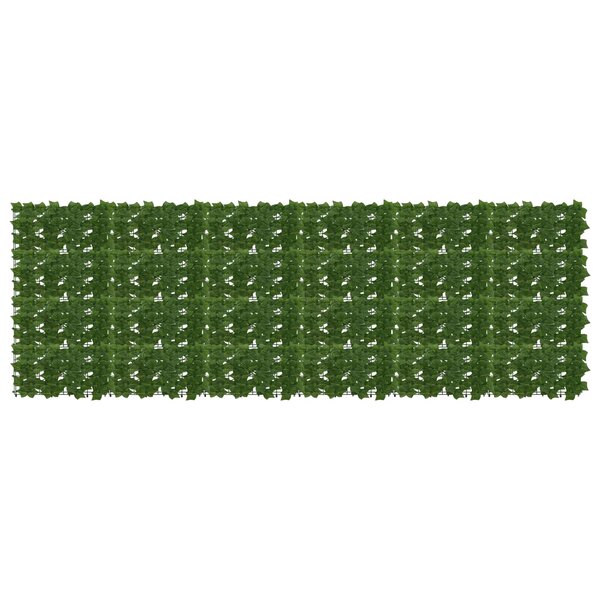 vidaXL Écran de balcon avec feuilles Vert 300 x 100 cm
