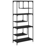 vidaXL Bibliothèque Chêne noir 81 x 36 x 176 cm Bois d'ingénierie