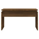 vidaXL Table basse Chêne marron 68x50x38 cm Bois d'ingénierie