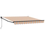 vidaXL Auvent Rétractable Multicolore 300x250 cm tissu