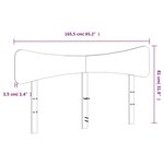 vidaXL Tête de lit 160 cm bois massif de pin