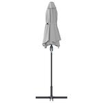 vidaXL Parasol de jardin Couleur sable 380 x 196 x 235 cm