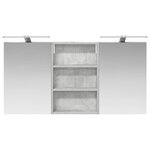 vidaXL Ensemble de Meubles de Salle de Bain 3 Pièces 120 x 10 5 x 60 5 cm