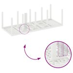 vidaXL Ensemble de salle à manger de jardin 9 pièces avec coussins gris clair en poly rattan