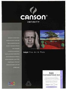 INFINITY Papier photo 'Rag Photographique Duo'  A4 CANSON