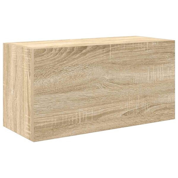 vidaXL Armoire murale de bain chêne sonoma 60x25x30 cm bois ingénierie