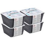 vidaXL Absorbeurs d'humidité avec sacs de recharge 4 Pièces 450 g