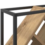 vidaXL Étagère à vin Chêne artisanal 51 x 18 x 52 5 cm