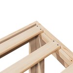 VidaXL Cadre de lit familial sans matelas 240x200cm bois massif de pin
