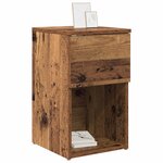 vidaXL Armoire de lit Bois ancien 29 x 31 5 x 49 cm Bois d'ingénierie