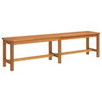 vidaXL Banc de jardin 180x35x45 cm bois massif d'acacia