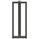 vidaXL Pieds de table de bar en forme de T  2 pièces  anthracite  40 x 35 x (100-101) cm  acier