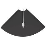 vidaXL Étagère Flottante d'Angle 4 pc Noir 18 x 18 x 2 cm