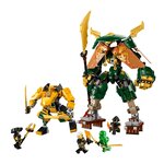 Lego 71794 - Ninjago L'équipe de robots des ninjas Lloyd et Arin