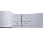 Bloc Passe-partout 100 Feuillets Numérotés De 3 Volets - Format 4 8x15 Cm - Blanc - X 50 - Exacompta