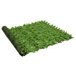 vidaXL Écran de balcon avec feuilles vert 200x150 cm