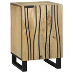 vidaXL Ensemble de mobilier de salle de bain avec tiroir 4 Pièces Marron