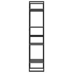 vidaXL Bibliothèque à 4 niveaux gris 40x30x140 cm bois d'ingénierie