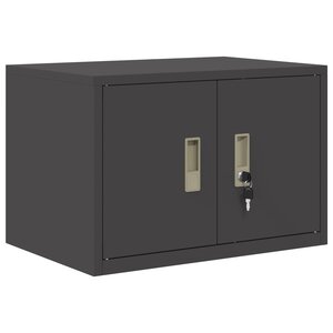 vidaXL Armoire de rangement Noir 60 x 40 x 40 cm Acier