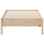 vidaXL Cadre de lit sans matelas 90x200 cm bois de pin massif